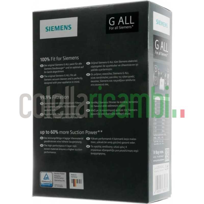 Sacchetti Aspirapolvere Bosch Siemens Originale 17003049