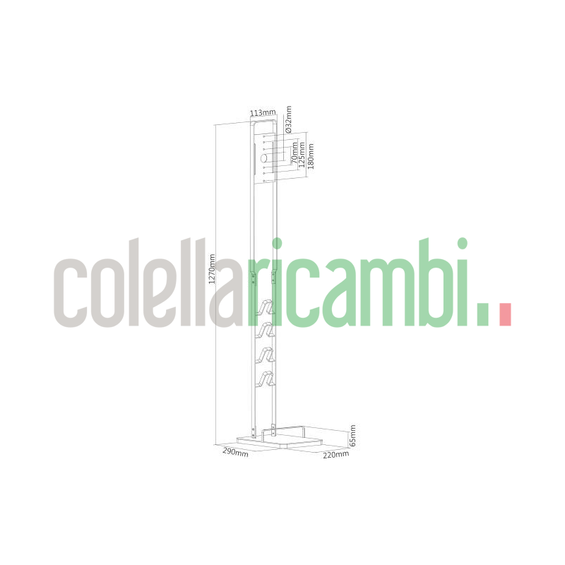 Supporto Organizer compatibile per Dyson V15 V10 V11 V6 V7 V8 docking station