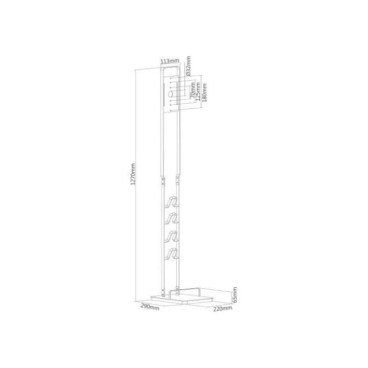 Supporto Organizer compatibile per Dyson V15 V10 V11 V6 V7 V8 docking station