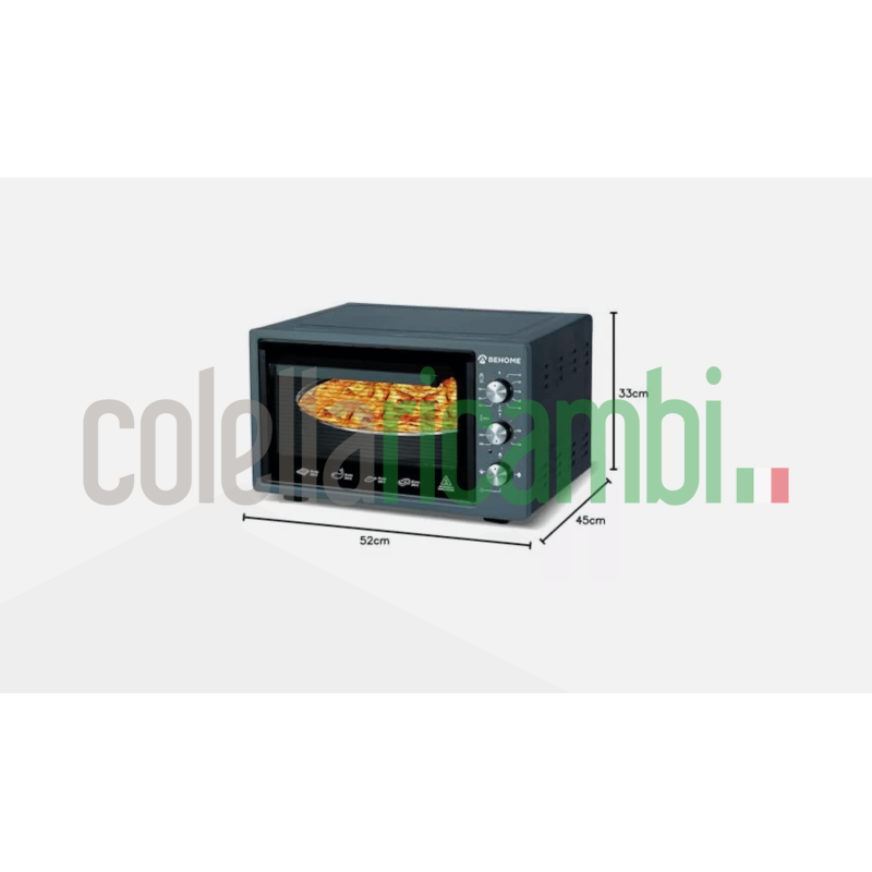 Behome Forno Elettrico 38 litri Ventilato