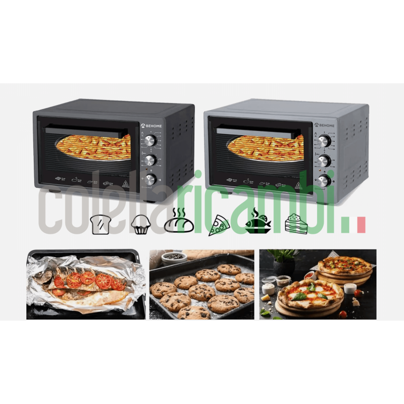 Behome Forno Elettrico 38 litri Ventilato