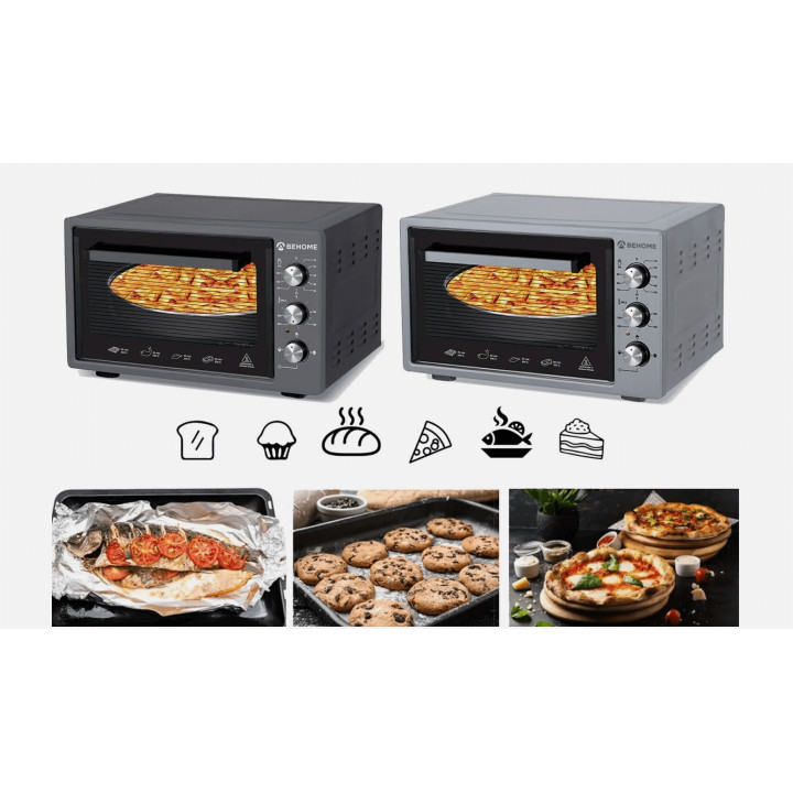 Behome Forno Elettrico 38 litri Ventilato