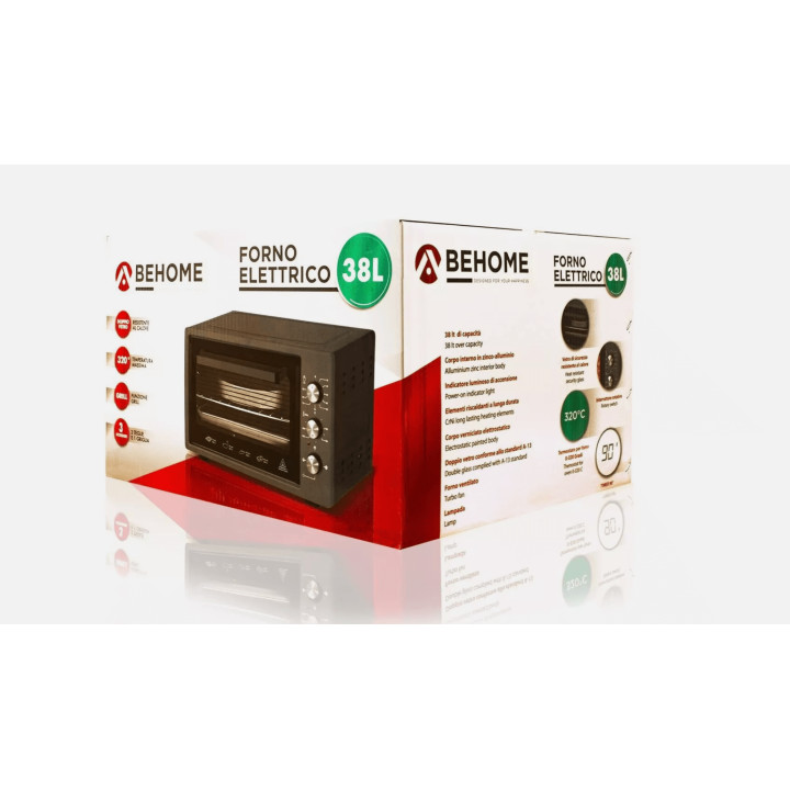 Vendita Behome Forno Elettrico 38 litri Ventilato