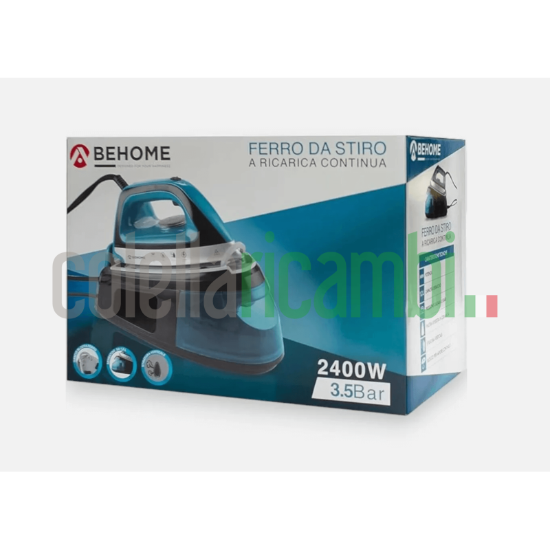 Ferro da Stiro con Caldaia Continua Potenza 2400 W BeHome