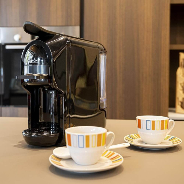 Macchina Caffè per Nespresso, Cialde e Dolce Gusto 3 adattatori compatibili per ogni Caffè