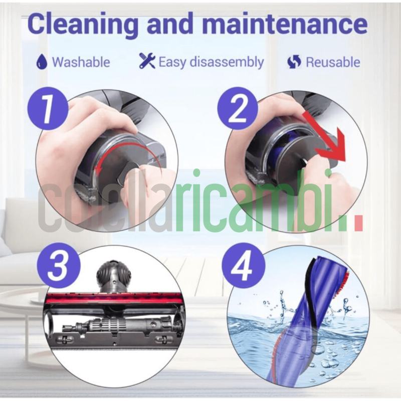 Spazzola Compatibile con Dyson V7 V8 V10 V11 V15