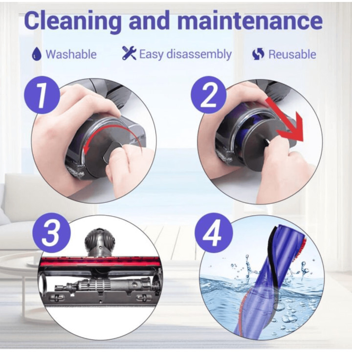 Spazzola Compatibile con Dyson V7 V8 V10 V11 V15