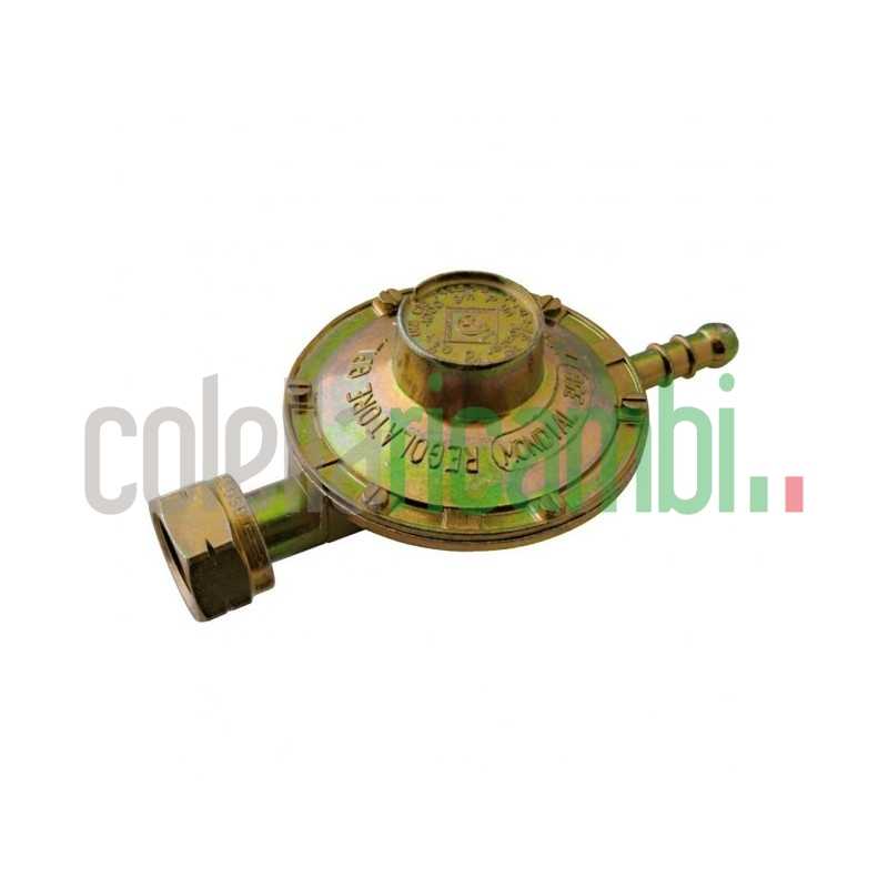 Regolatore per bombola gas con attacco orizzontale