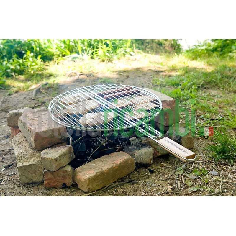 Campingaz 205817 Griglia Doppia Rotonda,Argento, 40 cm