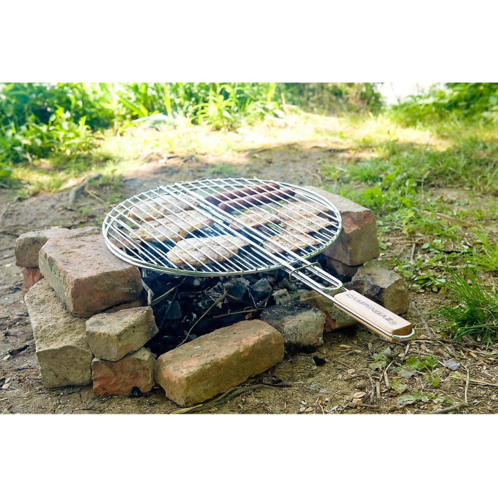 Campingaz 205817 Griglia Doppia Rotonda,Argento, 40 cm