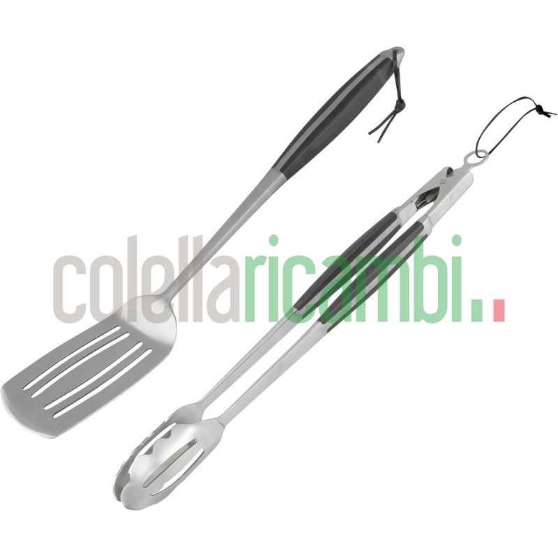 Campingaz Premium Set 2 Pezzi in Acciaio Inox, Argento, 16x6x51.1 cm