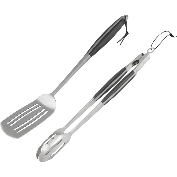 Campingaz Premium Set 2 Pezzi in Acciaio Inox, Argento, 16x6x51.1 cm