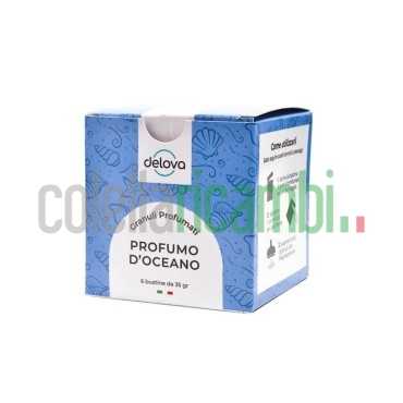 DELOVA Cristalli Deodoranti Profumo d'oceano 6 buste da 35gr