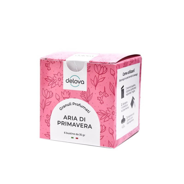 DELOVA Cristalli Deodoranti ARIA DI PRIMAVERA 6 buste da 35gr