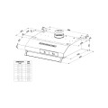 Cappa ad Incasso sottopensile 60 cm Finitura Nero e Acciaio Faber TCH04 PLUS SS16A 741 300.0557.489