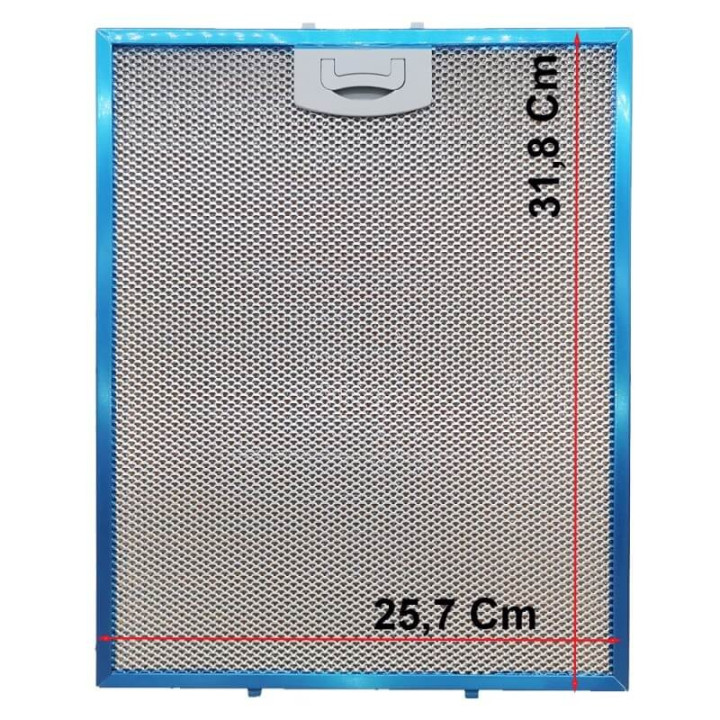 Filtro cappa alluminio Tecnowind 257x318x8mm