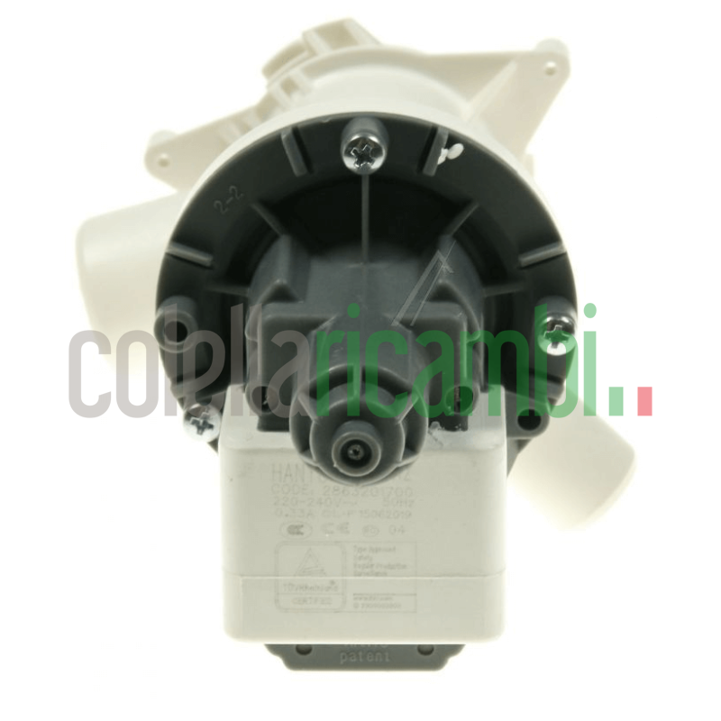 Pompa scarico 230V Originale lavatrice Arcelik Beko 2863201700