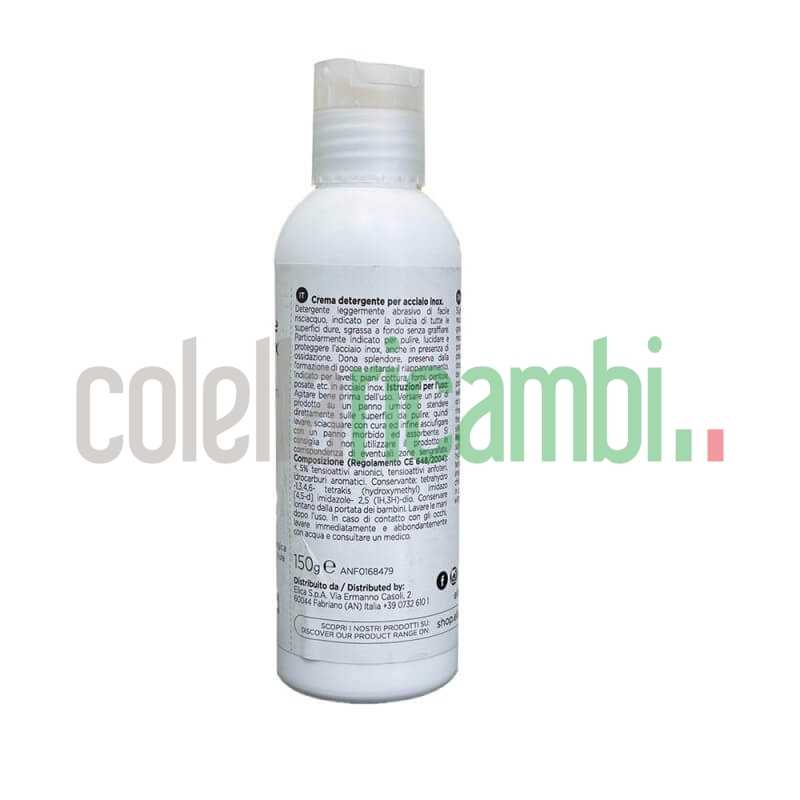 Crema Detergente acciaio INOX abrasiva Originale Elica
