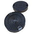 Coppia Filtri (x2) ai Carboni Attivi per Cappa Aspirante Elica Ariston Whirlpool Smeg, Dimensioni: 195x35 mm Mod.29 KIT0161374