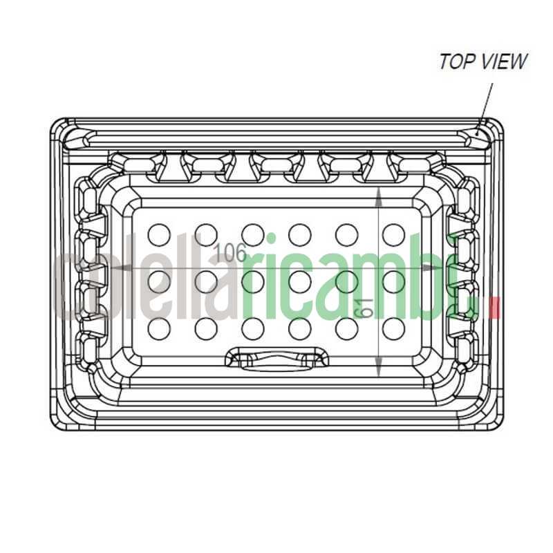Assieme cestello braciere per stufe a pellet