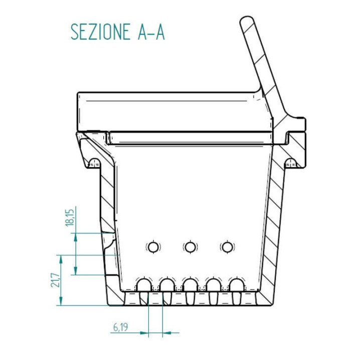 Assieme cestello braciere per stufe a pellet