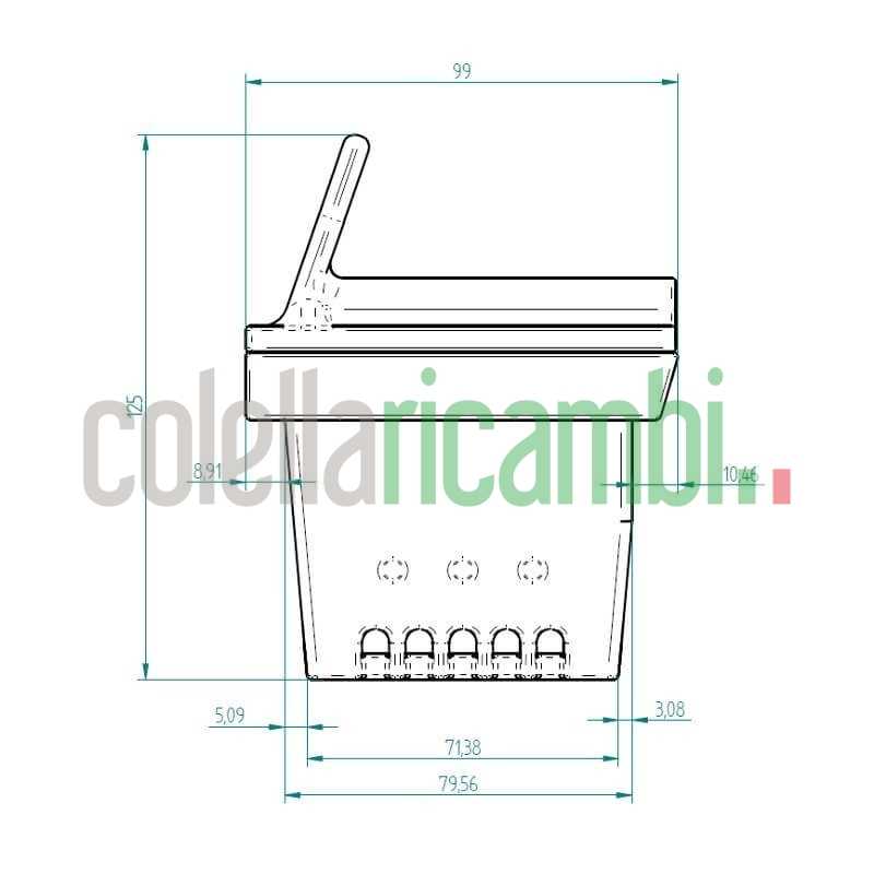 Assieme cestello braciere per stufe a pellet