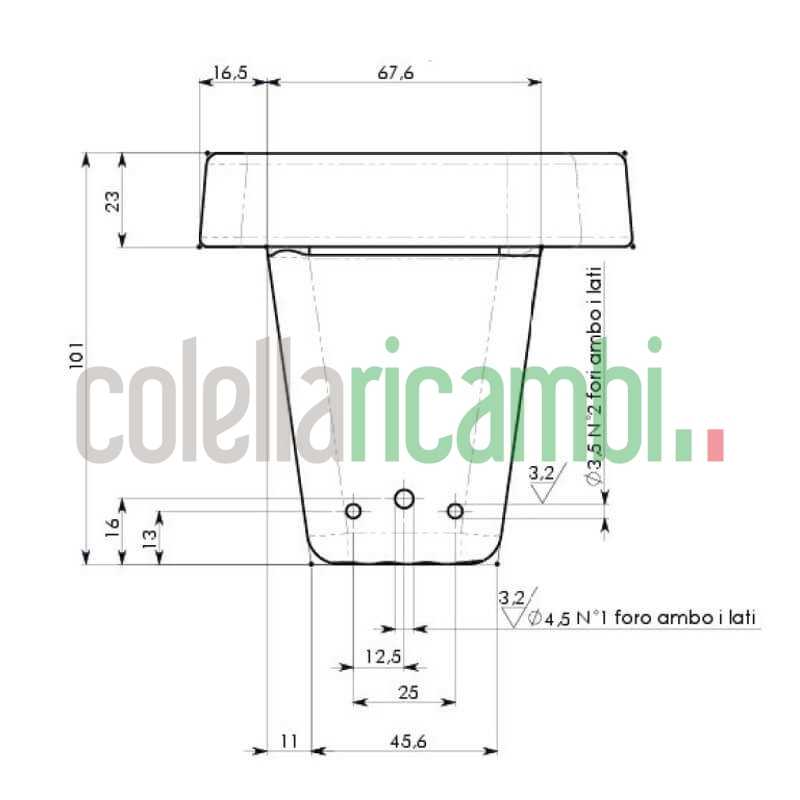 Assieme cestello braciere per stufe a pellet 66141