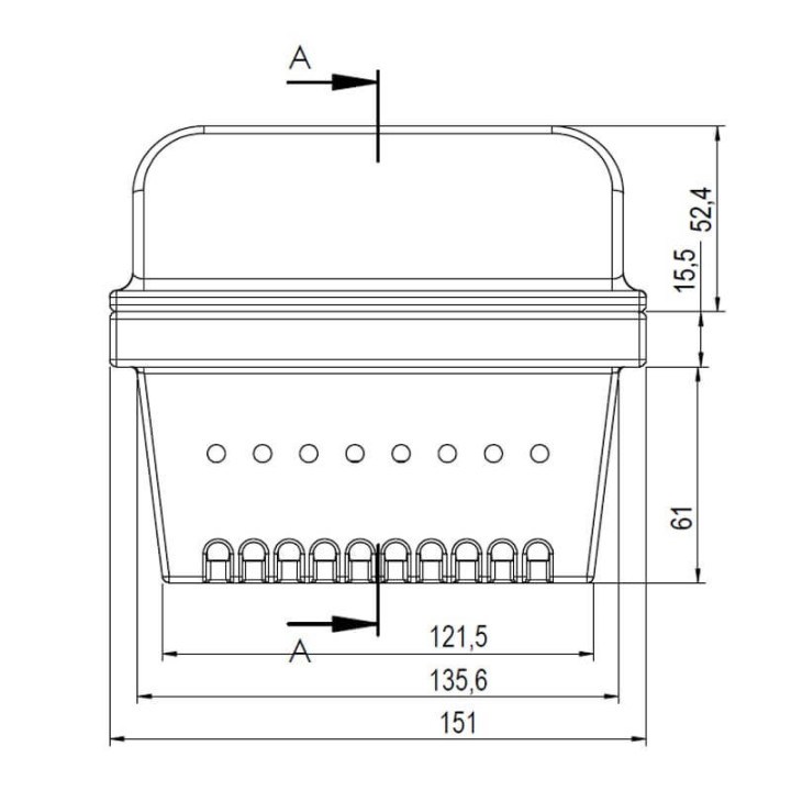 Assieme cestello braciere per stufe a pellet BRA_151X125
