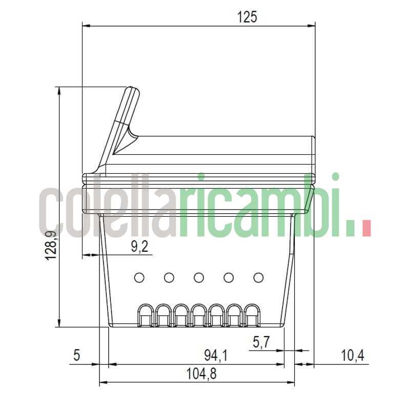 Assieme cestello braciere per stufe a pellet BRA_151X125