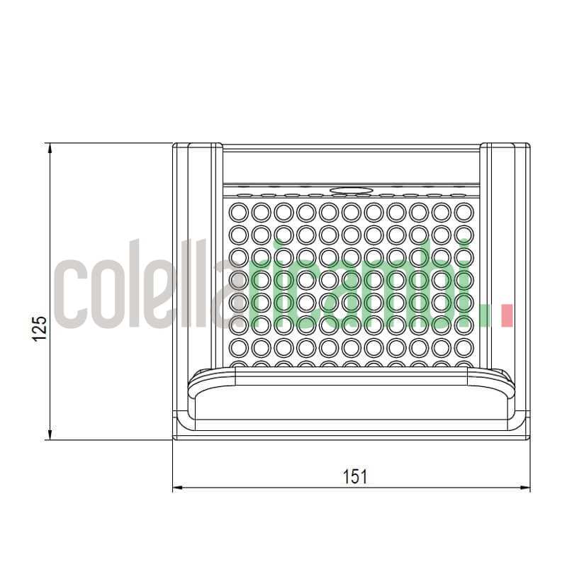 Assieme cestello braciere per stufe a pellet BRA_151X125