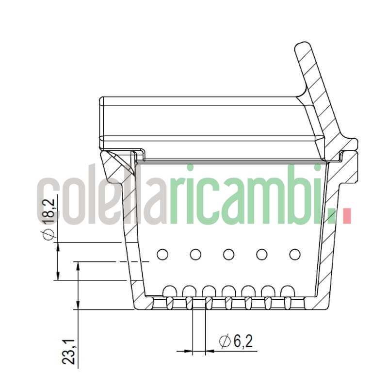 Assieme cestello braciere per stufe a pellet BRA_151X125