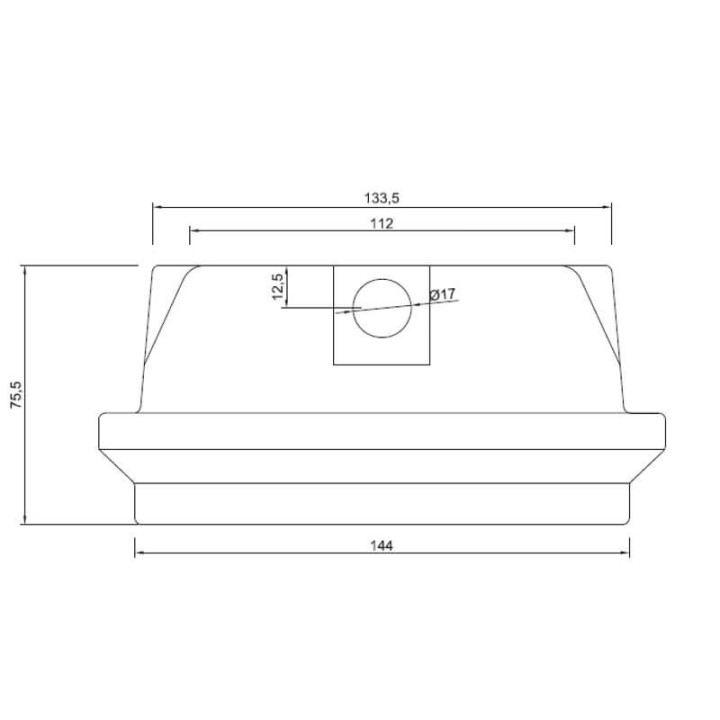 Assieme cestello braciere per stufe a pellet BRA_165X106