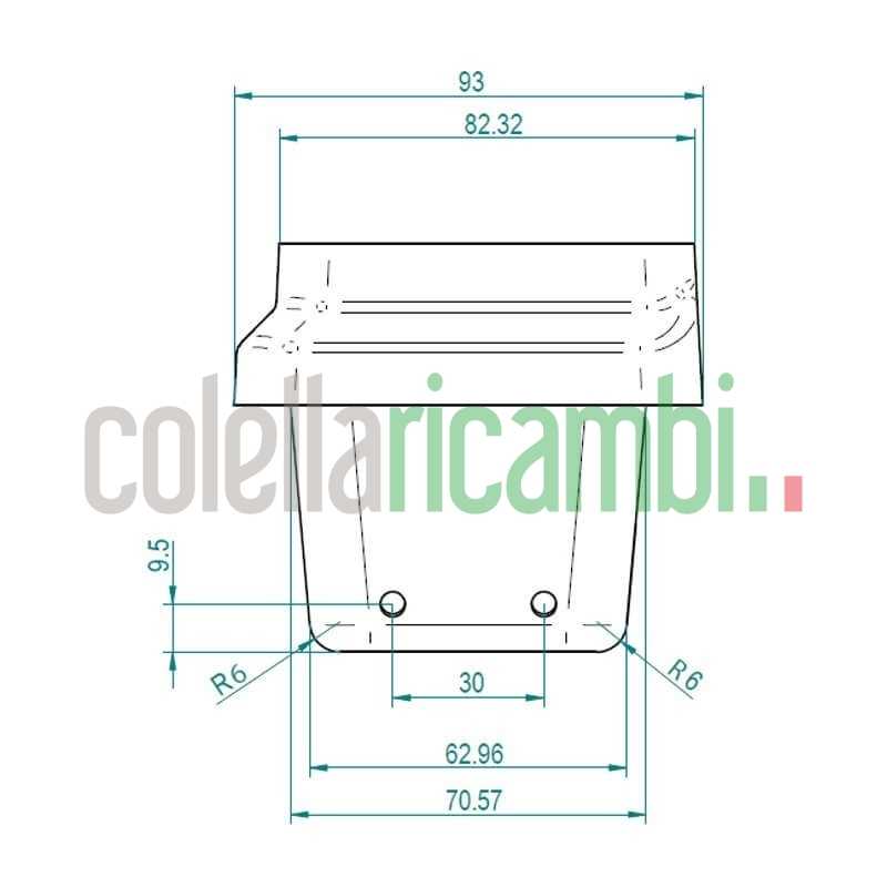 Assieme cestello braciere per stufe a pellet BRA_113X93