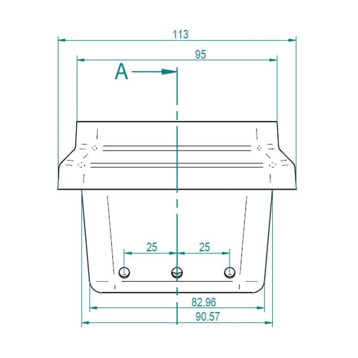 Assieme cestello braciere per stufe a pellet BRA_113X93