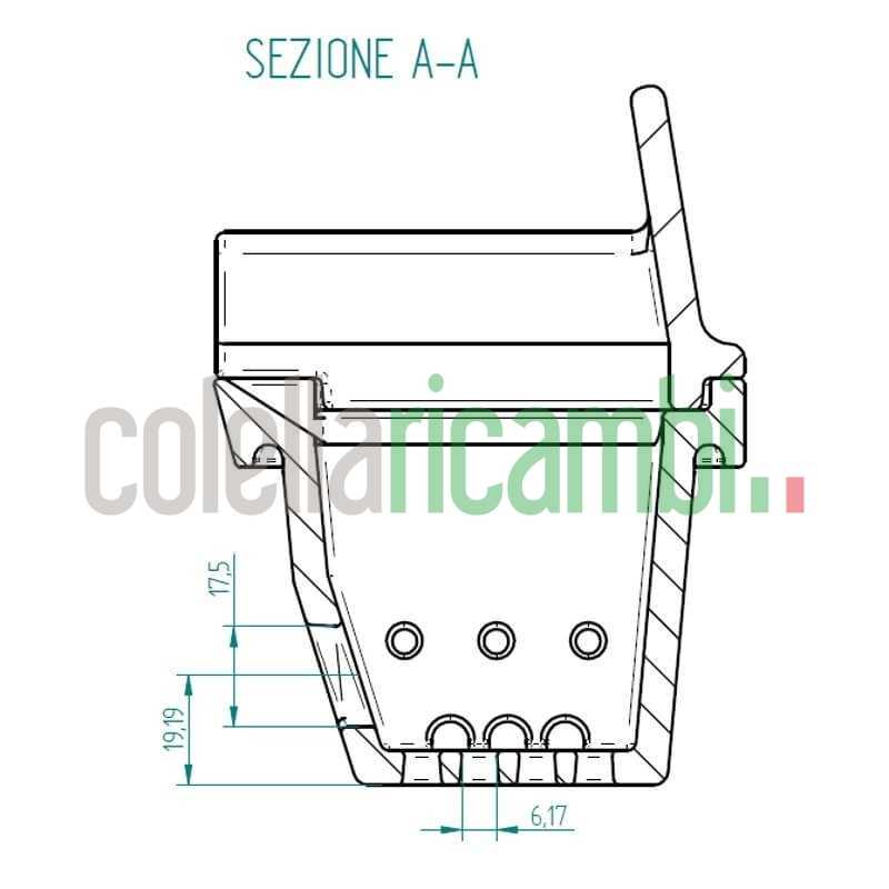 Assieme cestello braciere per stufe a pellet BRA_136X92