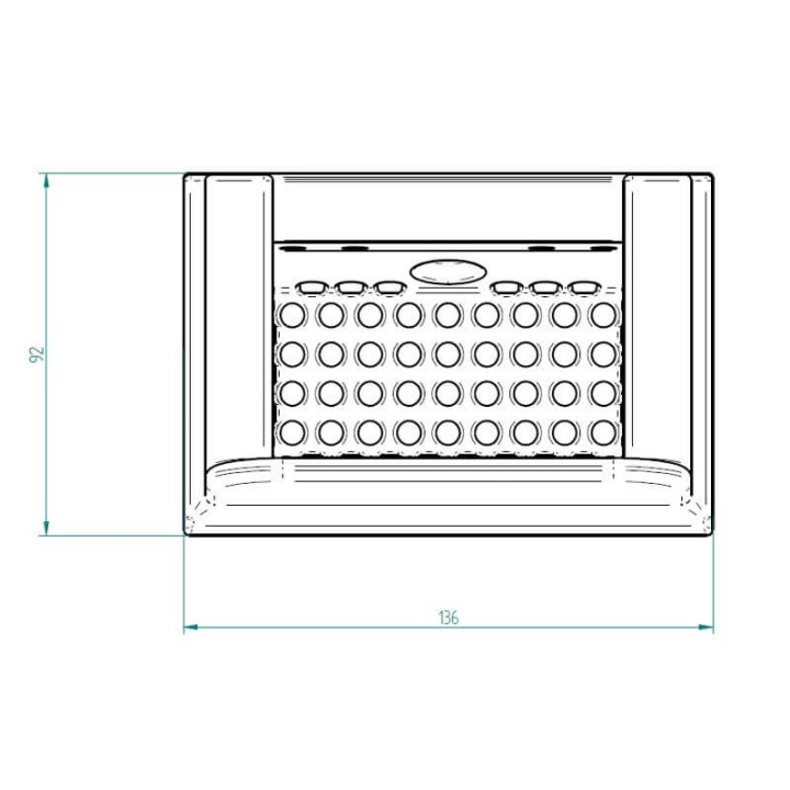 Assieme cestello braciere per stufe a pellet BRA_136X92