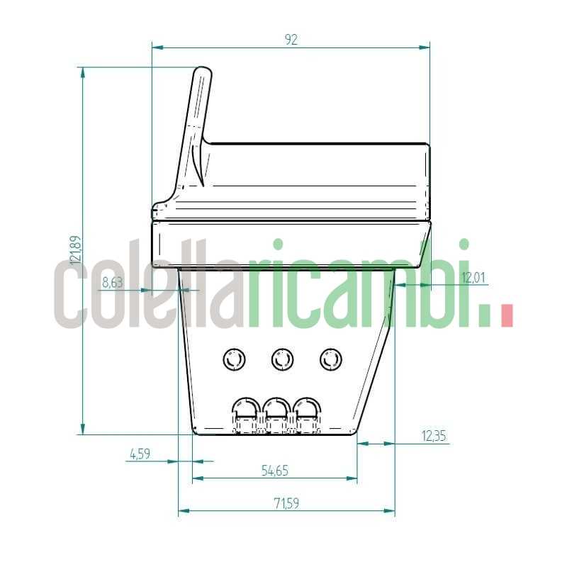 Assieme cestello braciere per stufe a pellet BRA_136X92