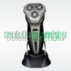 Rasoio Elettrico Ricaricabile Telefunken con Regolabarba a Scomparsa 3 Lame Rotanti e Testina Flex & Float Cordless Senza Fili