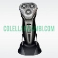Rasoio Elettrico Ricaricabile Telefunken con Regolabarba a Scomparsa 3 Lame Rotanti e Testina Flex & Float Cordless Senza Fili