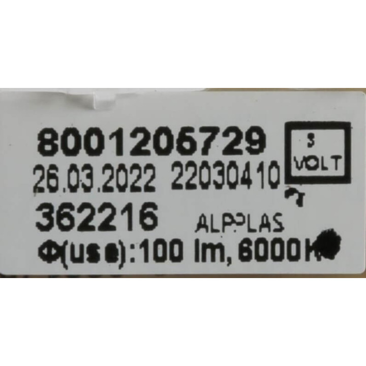 Kit Lampada LED frigorifero Bosch Siemens 10024284