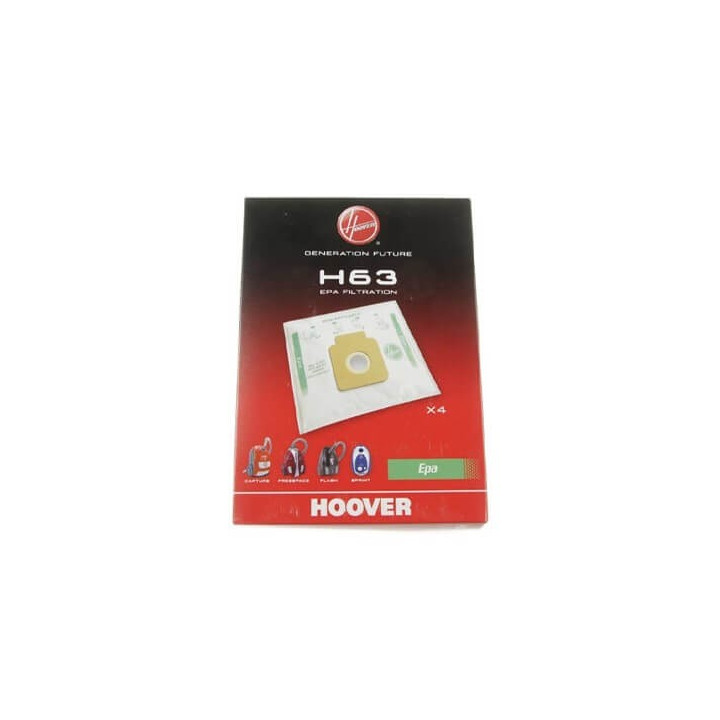 Sacchetti microfibra H63 aspirapolvere Candy Hoover 35600536