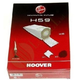 Confezione 5 Sacchetti + 2 Filtri Aspirapolvere Hoover H35600279