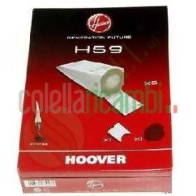 Confezione 5 Sacchetti + 2 Filtri Aspirapolvere Hoover H35600279