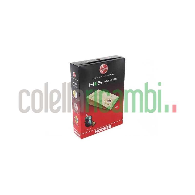 Sacchetti carta H16 aspirapolvere Candy Hoover Aquajet 09173899