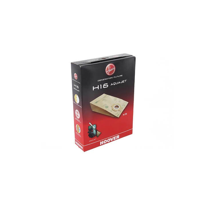 Sacchetti carta H16 aspirapolvere Candy Hoover Aquajet 09173899