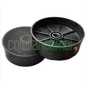 Kit 2 Filtro carbone attivo circolare F21 compatibile cappa cucina Mondo Faber