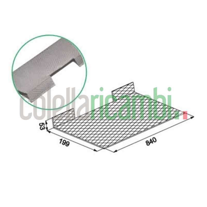 Filtro metallico per cappa 90cm Faber 112.0157.249