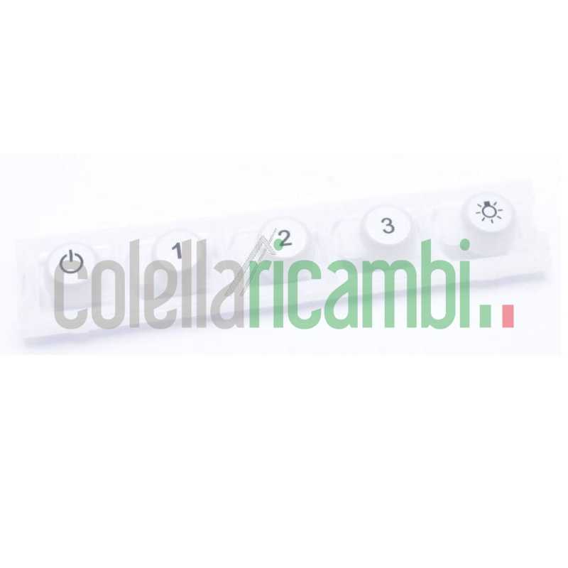 Kit tasti per tastiera cappa Faber gala 5 tasti 133.0274.915