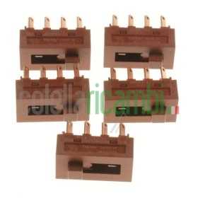 Interruttore slitta per cappa 3 posizioni 4 contatti Franke 133.0054.538