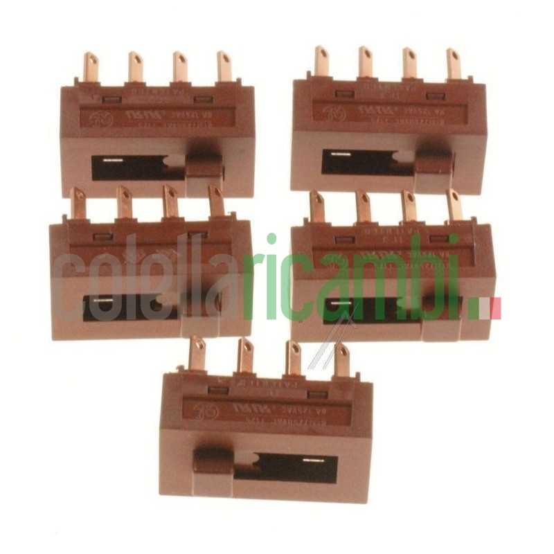 Interruttore slitta per cappa 3 posizioni 4 contatti Franke 133.0054.538